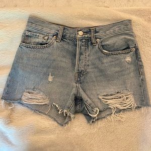 Free People jean shorts